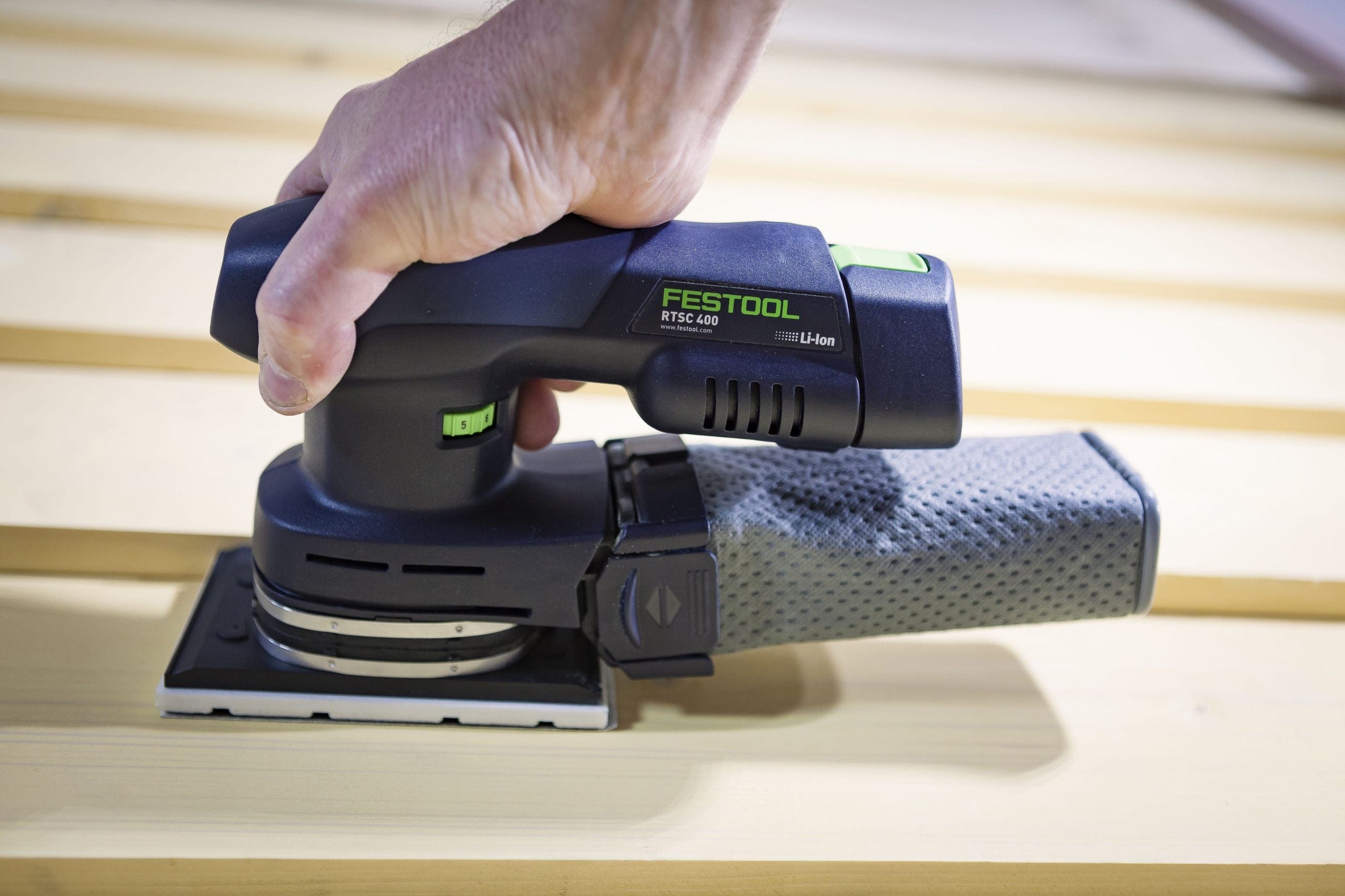 RTS 400 REQ 80 x 133mm Orbital 1/4 Sheet Sander in Systainer Bare (Tool Only) 576055 by Festool