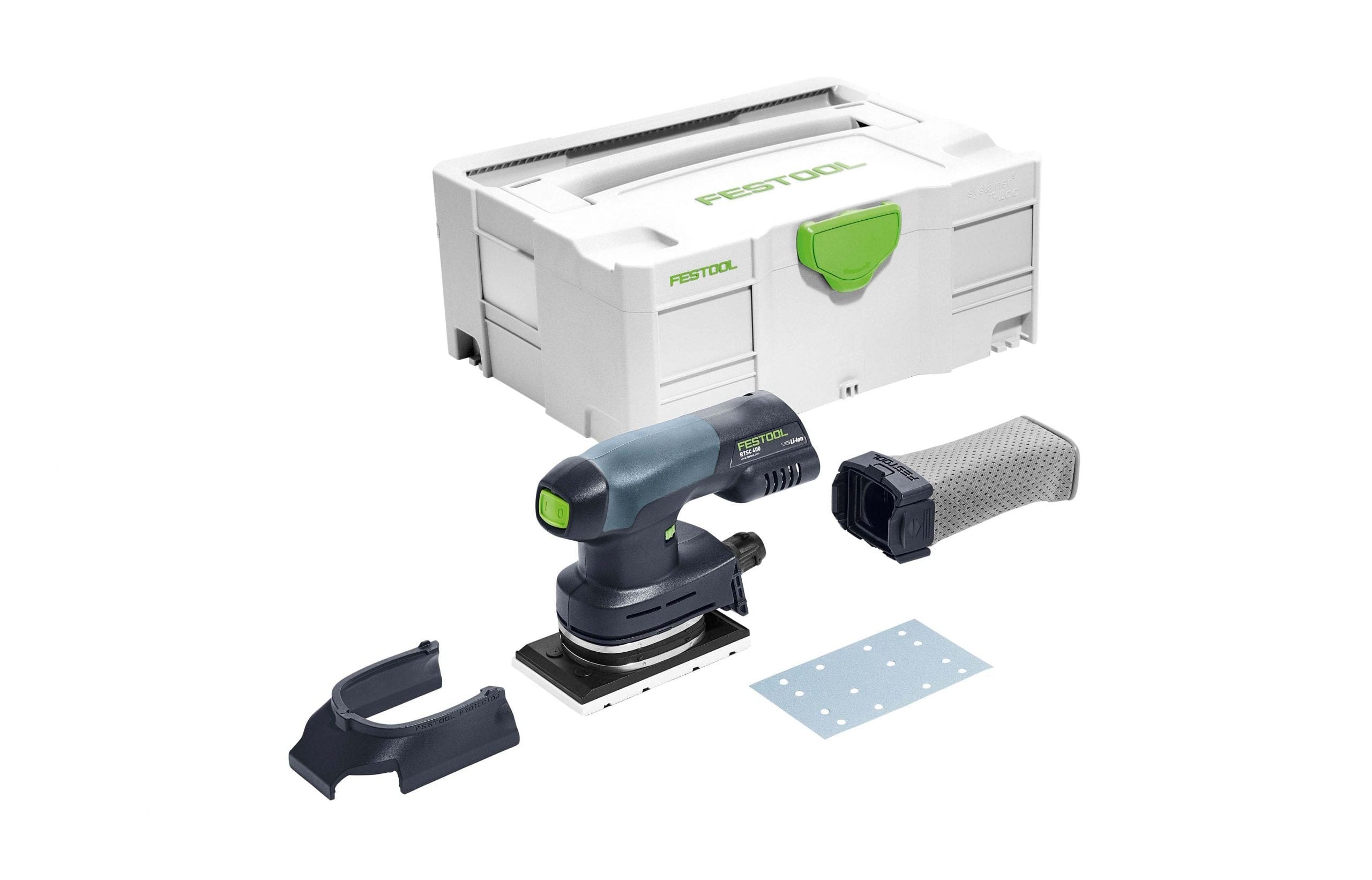 RTSC 400 18V 80mm x 133mm Cordless Orbital 1/4 Sheet Sander Basic in Systainer Bare (Tool Only) 576347 by Festool