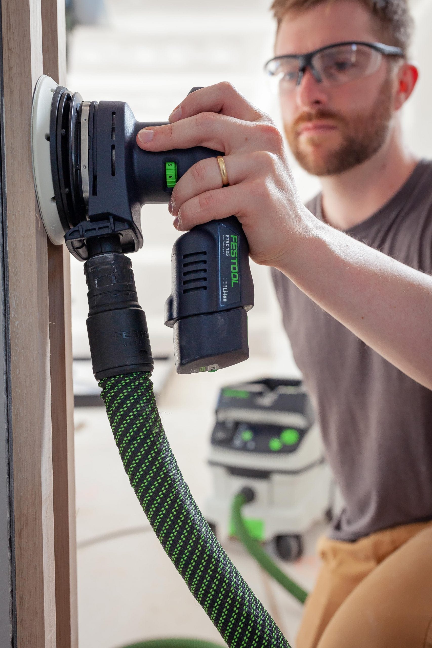 125mm (5") 18V Random Orbital Sander Bare (Tool Only) Basic in Systainer ETCS 125 576370 By Festool