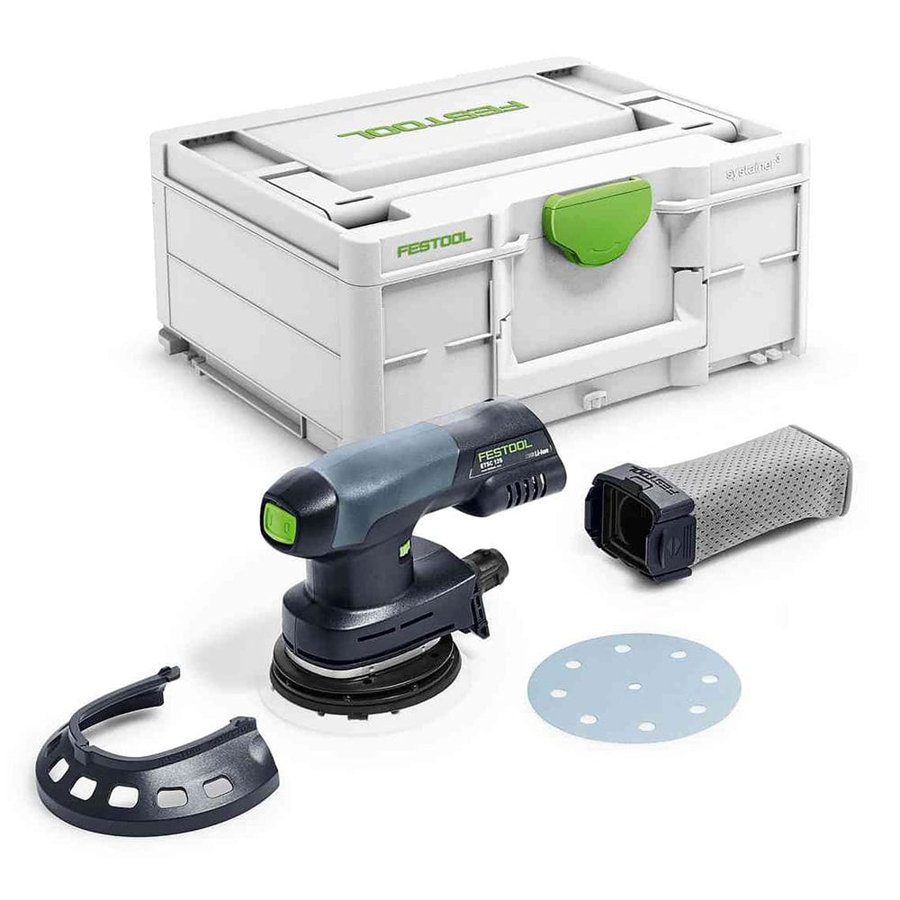 125mm (5") 18V Random Orbital Sander Bare (Tool Only) Basic in Systainer ETCS 125 576370 By Festool