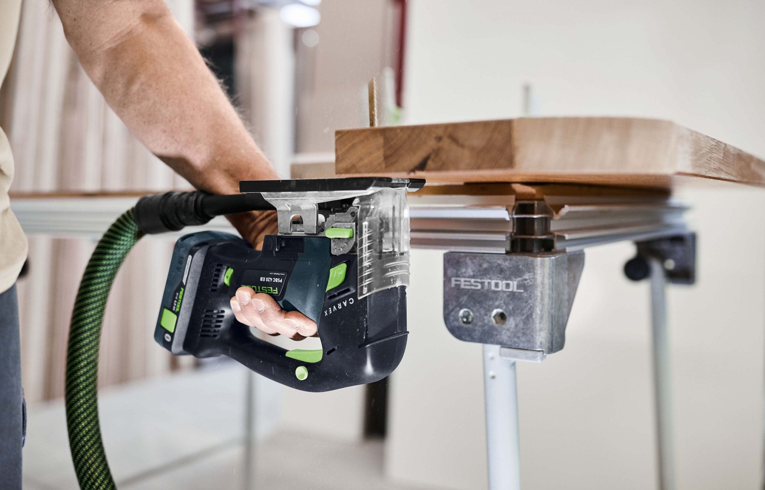 Festool 18V Cordless Carvex D Handle Jigsaw Basic In Systainer PSBC 420 576530