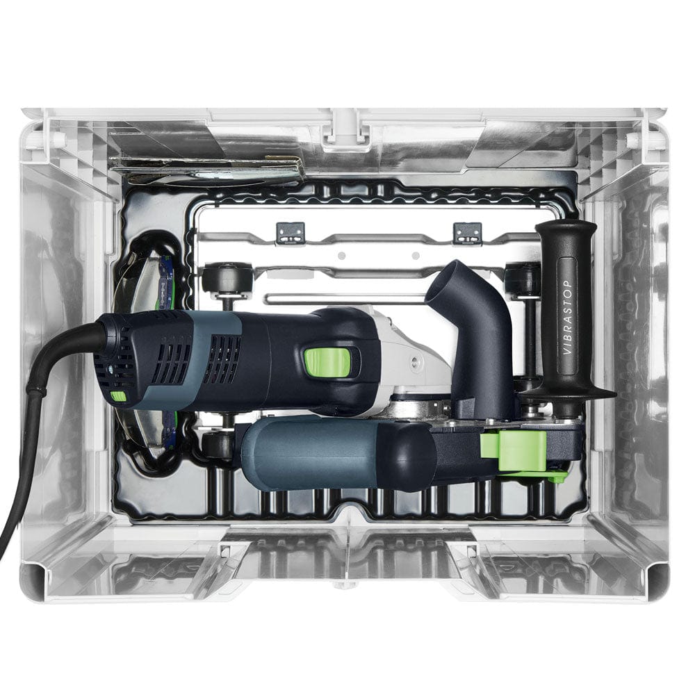 125mm Diamond Cutting System in Systainer with 800mm Guide Rail DSC-AG 125-Plus 576549 by Festool
