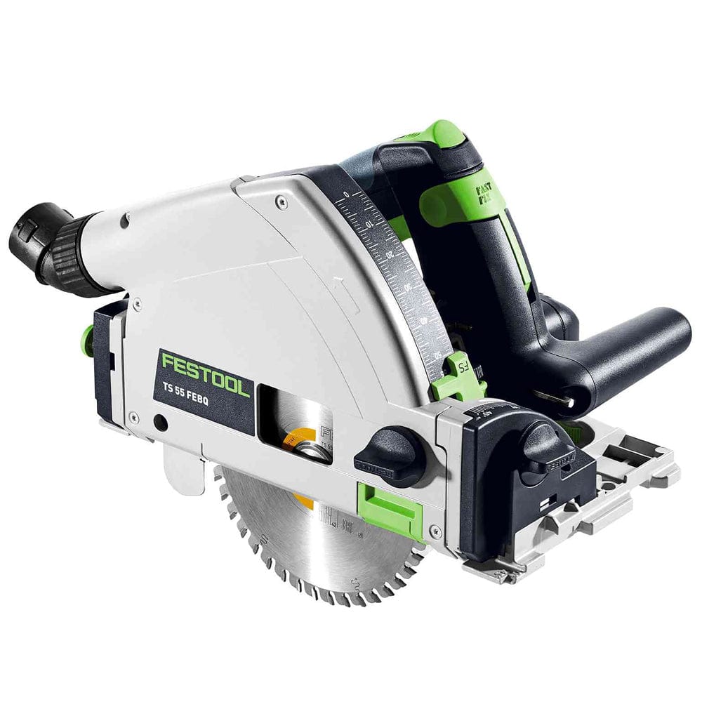 160mm Plunge Cut Circular Saw in Systainer with 1400mm Guide Rail TS 55F 577281 by Festool
