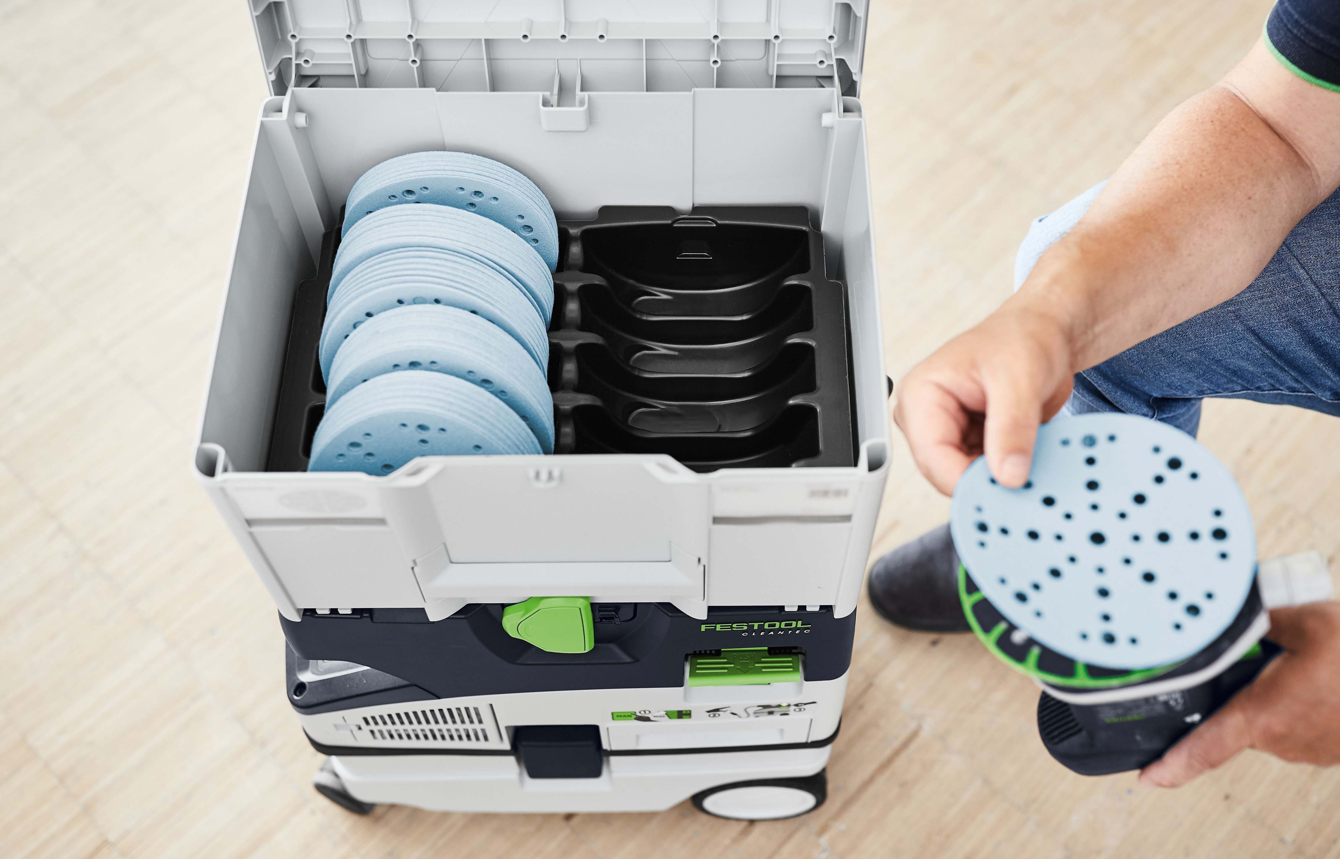 Systainer3 SYS 3 10 Slot for 150mm Abrasives 576785 by Festool