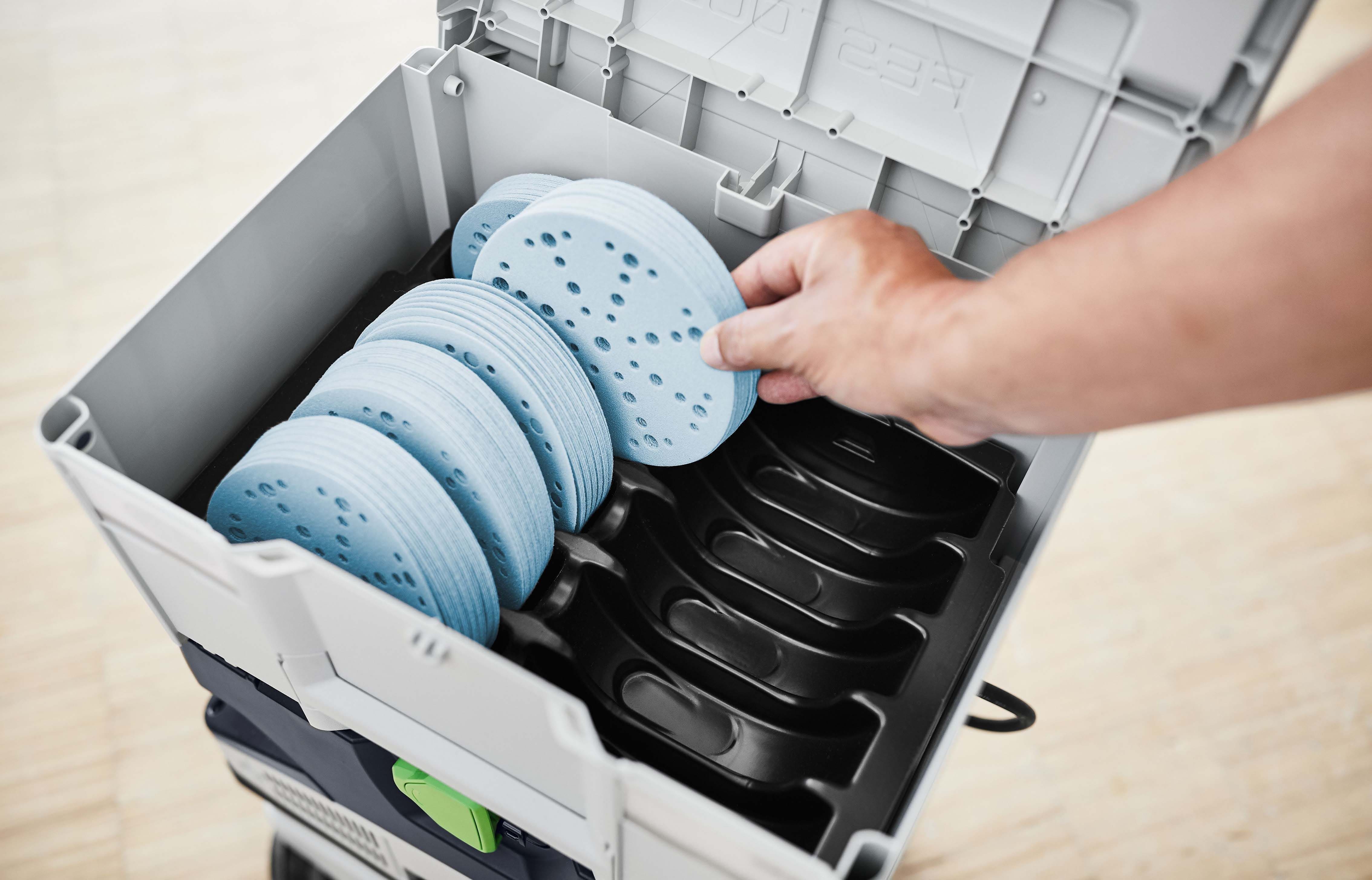 Systainer3 SYS 3 10 Slot for 150mm Abrasives 576785 by Festool