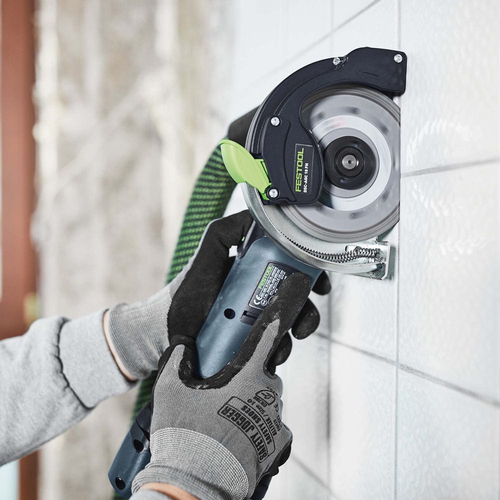 DSC-AGC 18V 125mm Cordless Freehand Diamond Cutting System 5.0Ah Bluetooth Set in Systainer 578297 by Festool