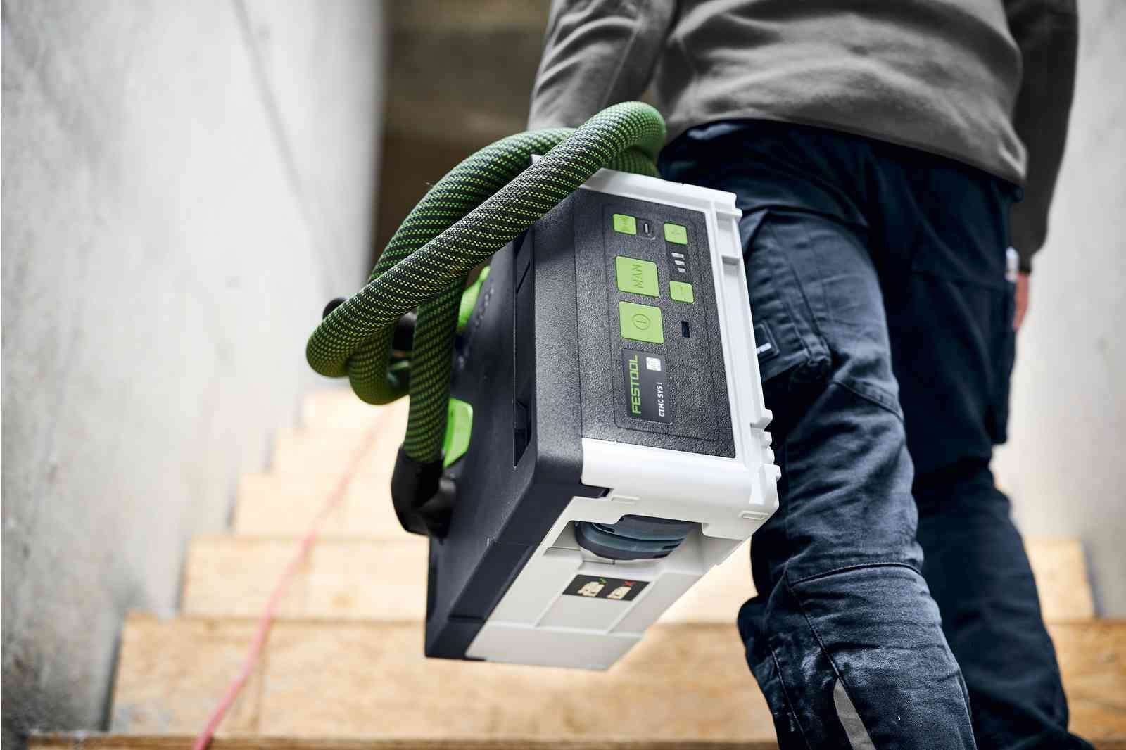 5L M 18V Class Cordless Mobile Dust Extractor + Vacuum CTMC SYS I-Basic 576933 By Festool
