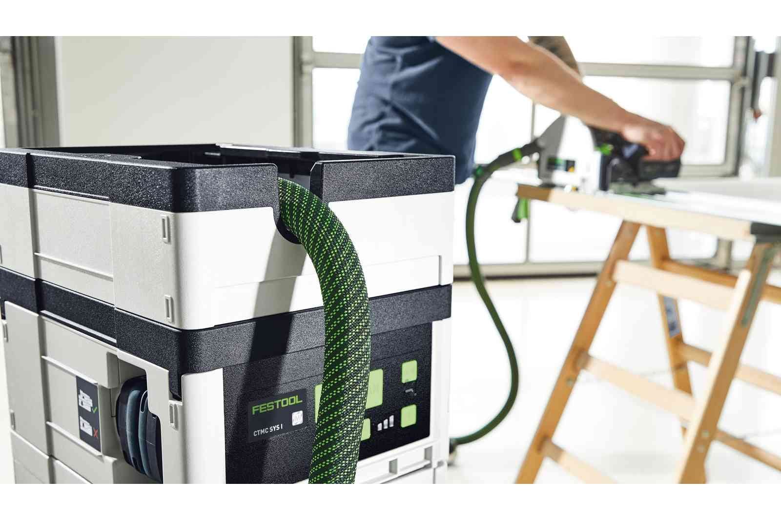 5L M 18V Class Cordless Mobile Dust Extractor + Vacuum CTMC SYS I-Basic 576933 By Festool