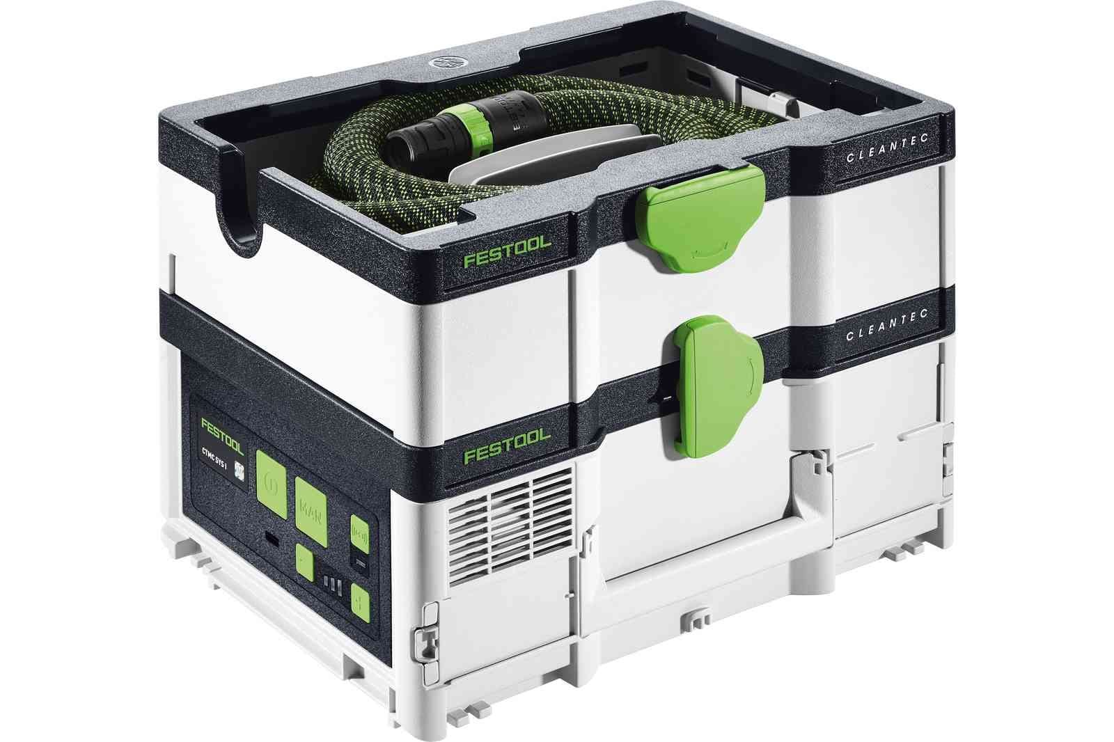 5L M 18V Class Cordless Mobile Dust Extractor + Vacuum CTMC SYS I-Basic 576933 By Festool