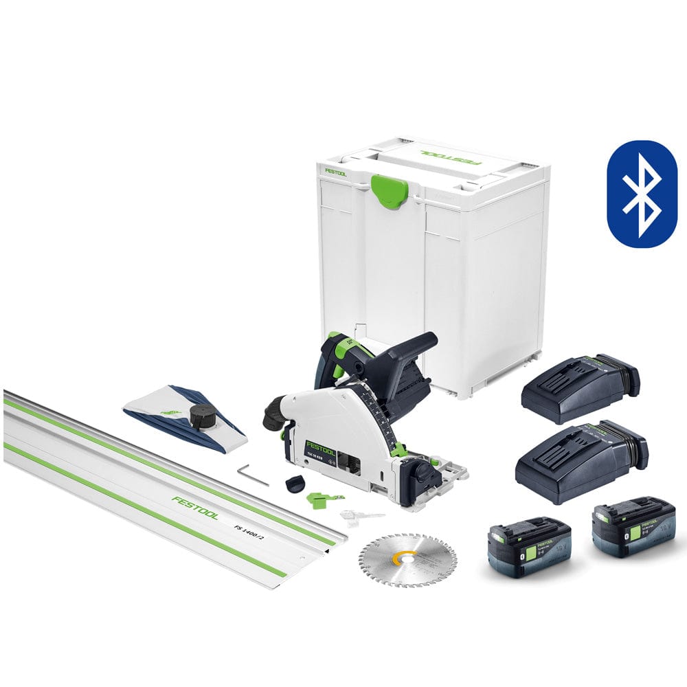160mm 18V 5.Ah Cordless Plunge Saw in Systainer TS 55K 577282 by Festool