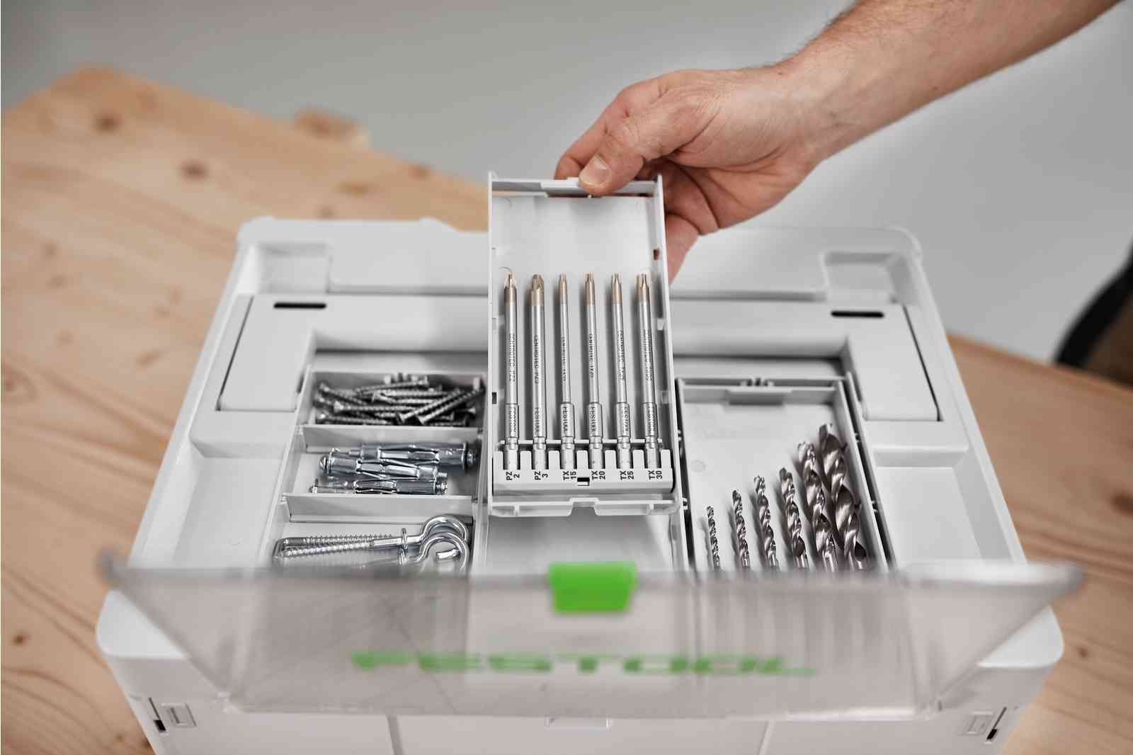 Systainer3 SYS 1.5 Medium 137mm x 396mm With Storage Lid 577346 by Festool