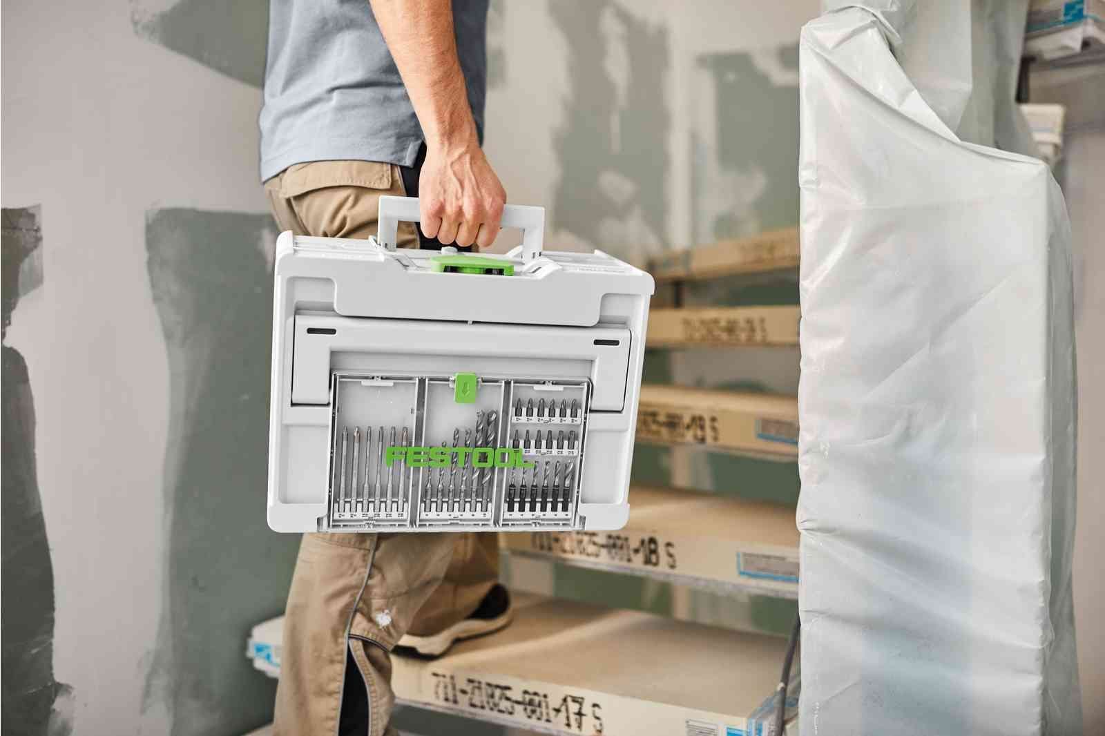 Systainer3 SYS 2 Medium 187mm x 396mm with Storage Lid 577347 by Festool
