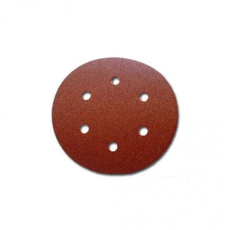 Hardware for Creative Finishes 150mm 6 Hole Hook & Loop Abrasive Sanding Discs - 20Pce