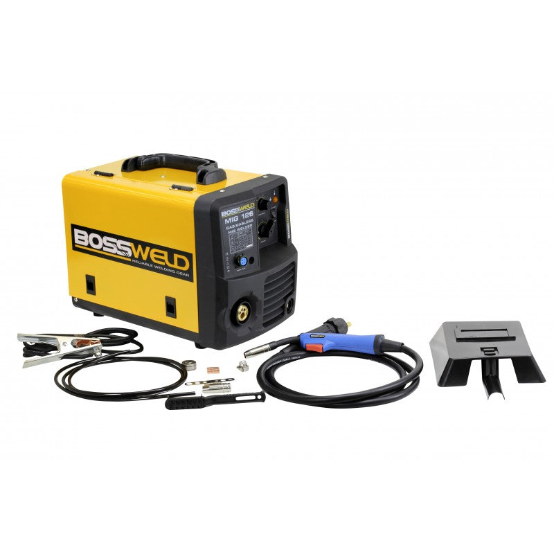 120AMP Mig Welder Kit Bundle MIG 126 600126B by Bossweld