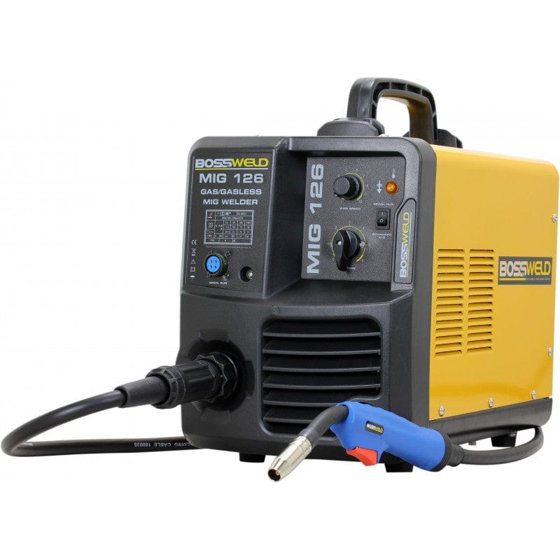 120AMP Mig Welder Kit Bundle MIG 126 600126B by Bossweld