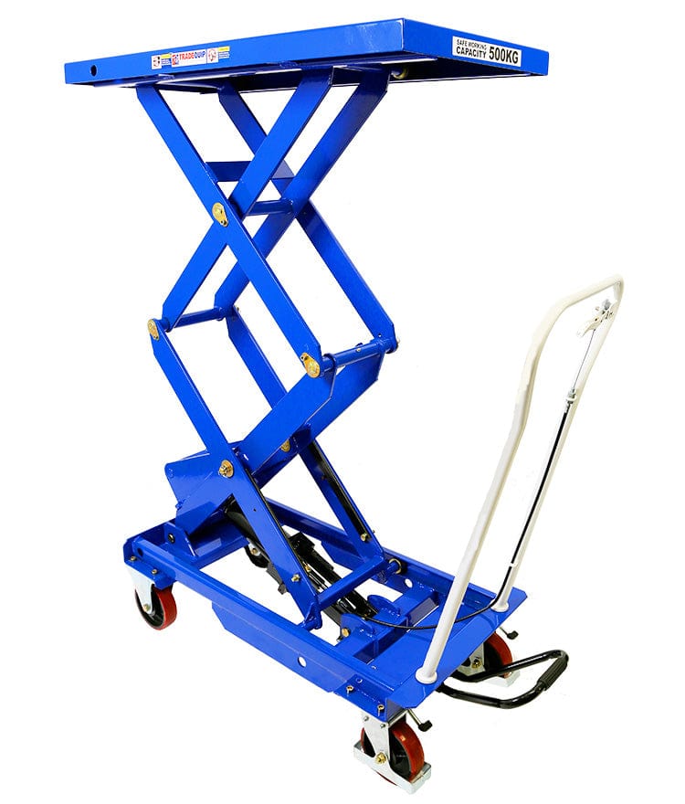 500kg Scissor Lift Workshop Trolley 6007T by Tradequip
