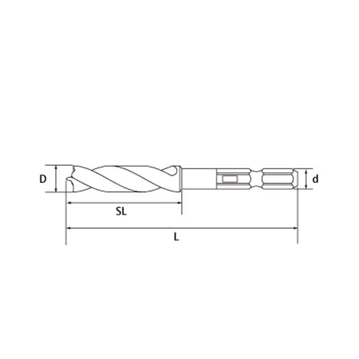 5mm Brad Point / Wood Drill Bit 601 by Star-M