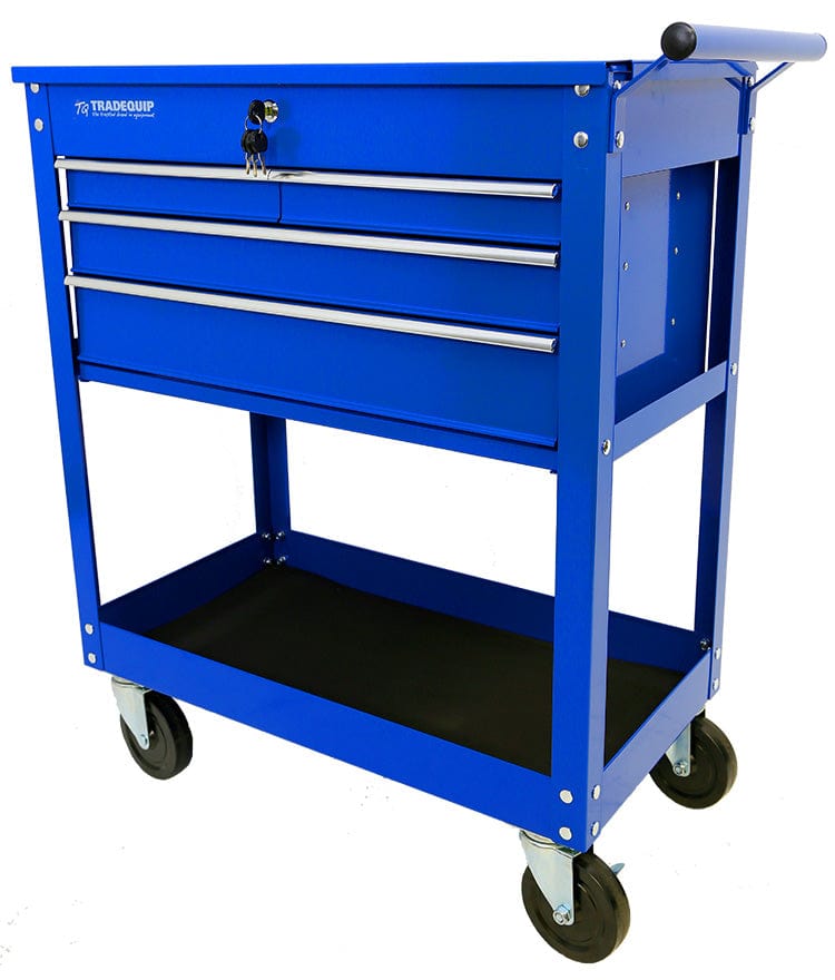 4 Drawer Tool Trolley Cart 6052 by Tradequip