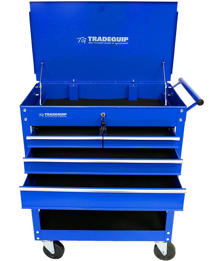4 Drawer Tool Trolley Cart 6052 by Tradequip