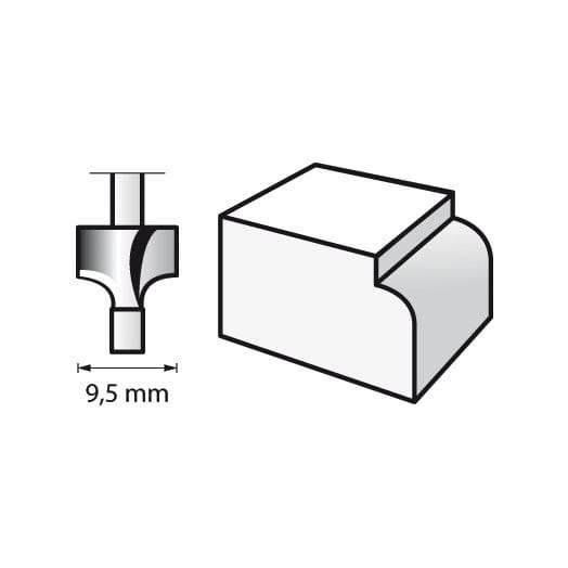 Router Bit Beading 3/32" 612 by Dremel
