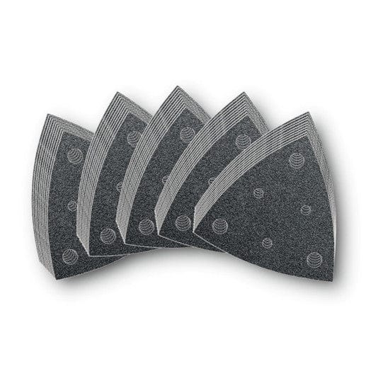 50Pce Assorted Triangle Hook & Loop Abrasive (With Holes) 63717109035 by Fein