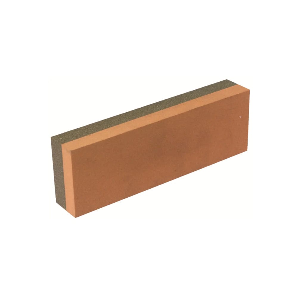 25mm x 50mm x 150mm Quick Sharpening IB8 Aluminium Oxide Combination Coarse & Fine Oil FIlled Bench Stone 66253183013 by Norton