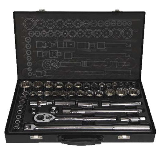 Typhoon Tools 45Pce 1/4" & 3/8" Drive Imperial & Metric Socket Set 70010