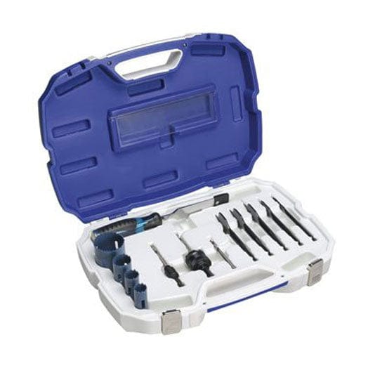 12Pce Locksmith Hole Saw Kit by 7010-S5 by Bordo