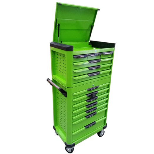 262Pce 13 Drawer AF & Metric Green Tool Kit 70974G by Typhoon Tools