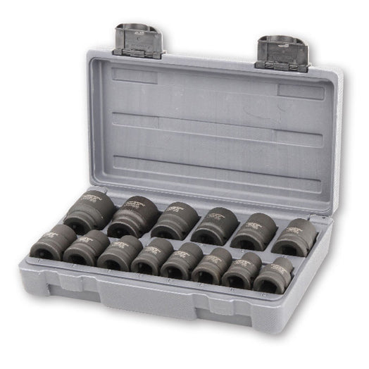 14pce 1/2" Drive 10-27mm Impact Socket Set 72500 by Typhoon Tools