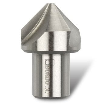90 Degree 3 Flute HSS Countersink with Universal Shank by Bordo