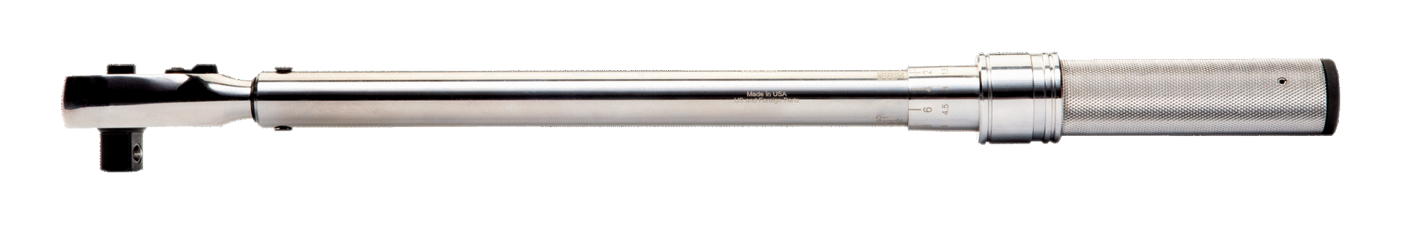 Torque Wrench Adjustable Click Wrench with Marked Scale and Fixed Ratchet Head Series 7455 by Bahco