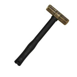 4lb (1.81kg) Brass Hammer with 400mm Pinned Steel Core Fibreglass Handle 7HBRFRH04 By Mumme