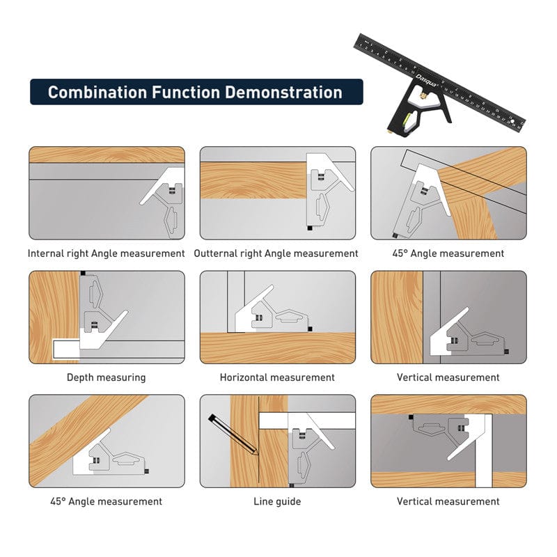 Precision Layout & Marking 5Pce Metric Gift Box Set 1804-1405 by Dasqua