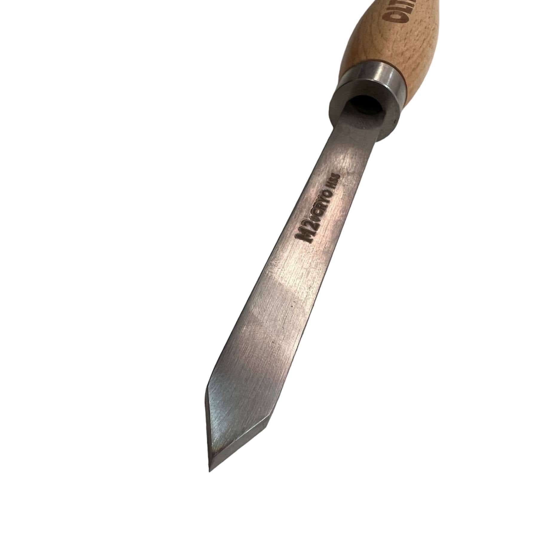 Oltre Woodturning Tool - 12mm Parting Tool (Triangle Cutter) M2 CRYO HSS