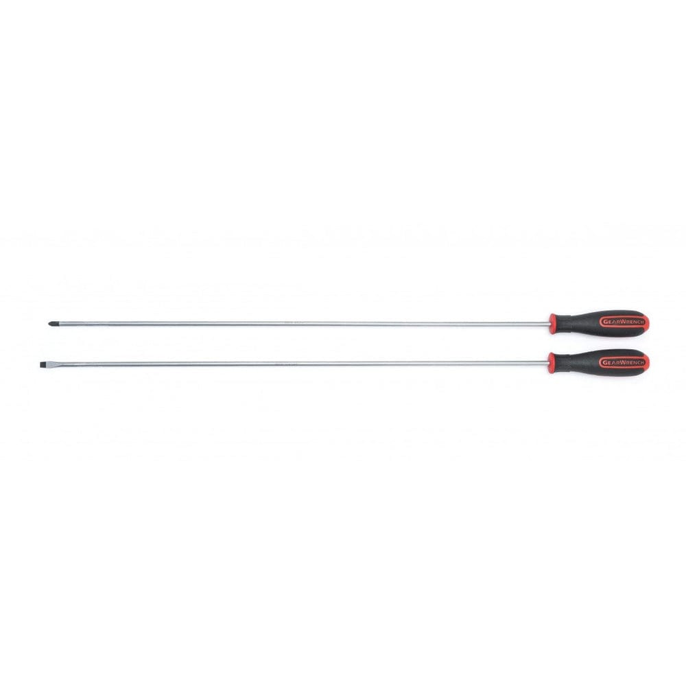 2Pce Extra Long Phillips And Slotted Screwdriver Set 80068 by GEARWRENCH