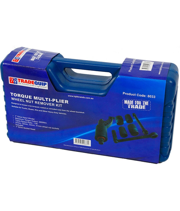 Torque Multi-Plier Truck Wheel Nut Remover Kit 8033 by Tradequip