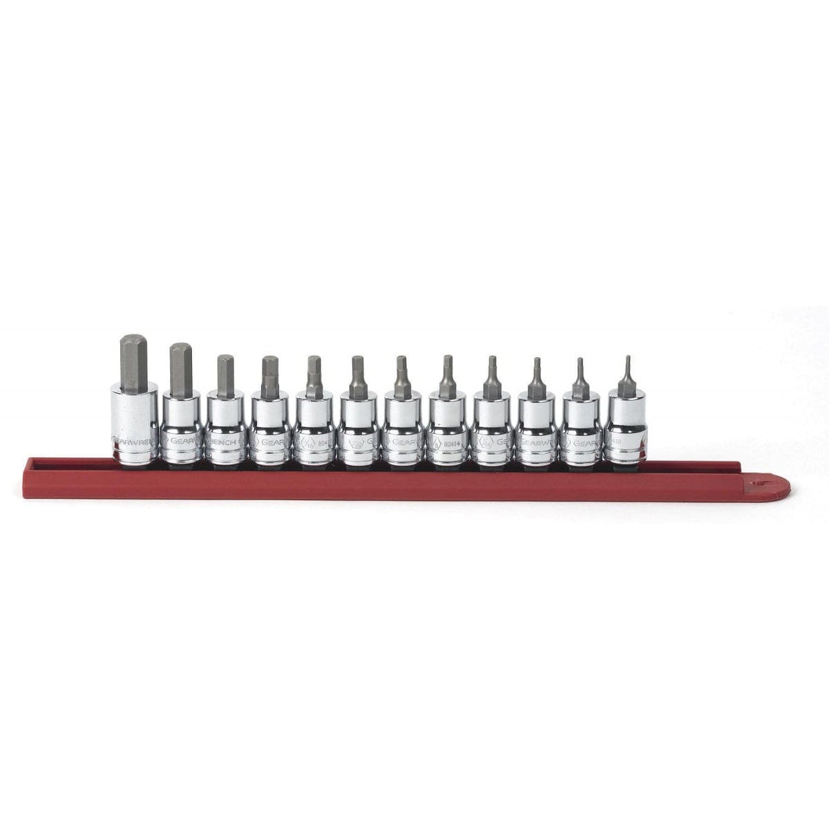 12Pce 3/8" Drive Hex Bit SAE Socket Set 80581 by GEARWRENCH
