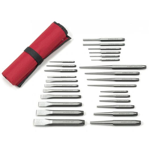 27Pce Cold Chisel + Punch Set 82306 By GEARWRENCH