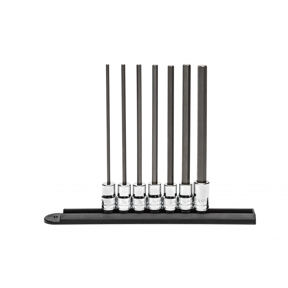 7Pce 3/8" Drive Long Length Hex Bit SAE Socket Set 82537 by GEARWRENCH