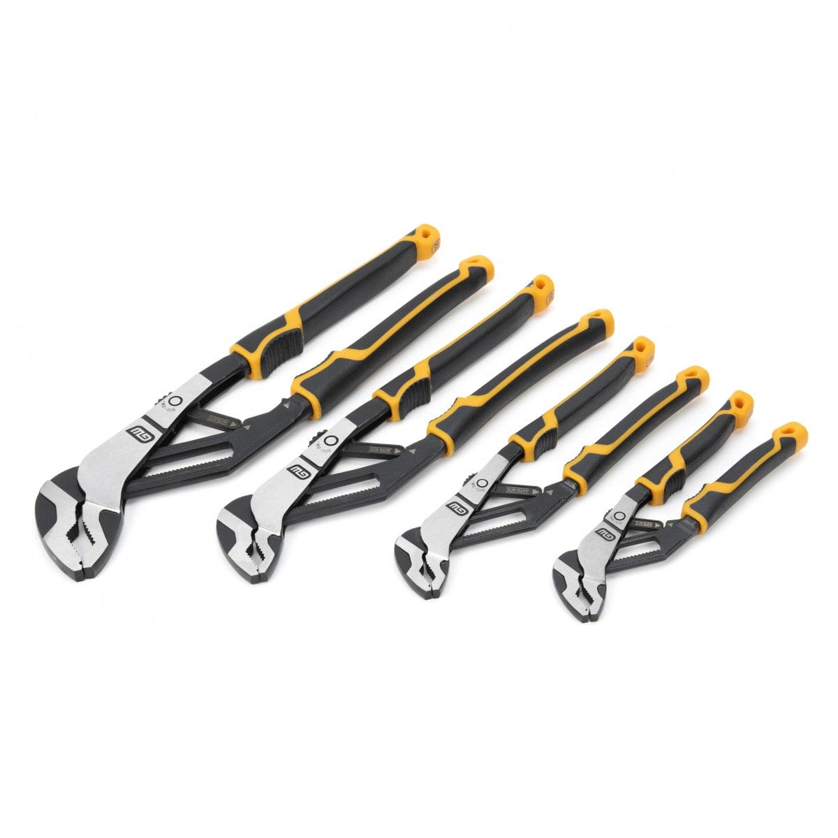 4Pce PITBULL AUTO-BITE Tongue & Groove Dual Material Plier Set 82594C by GEARWRENCH