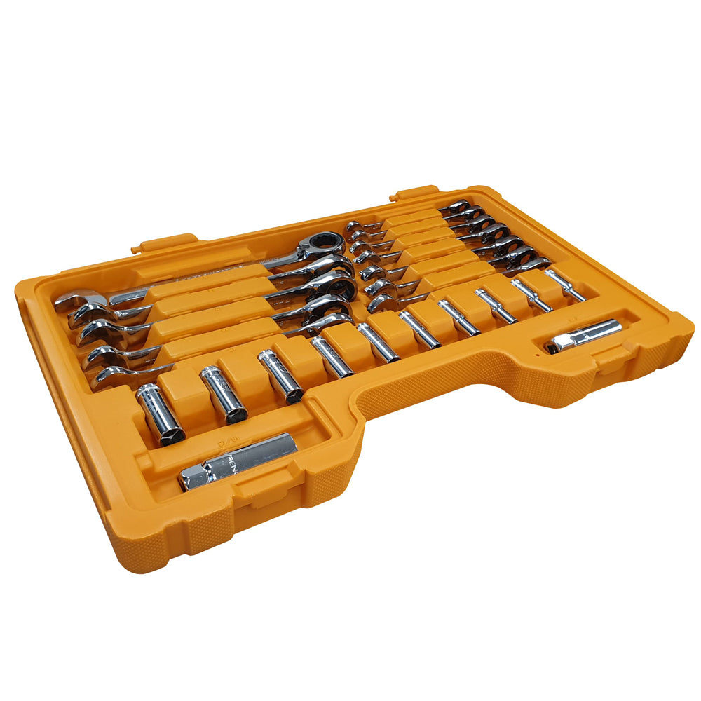 111Pce Metric / SAE Socket Set & Reversible Metric Ratcheting Wrench Set 83069 by Gearwrench