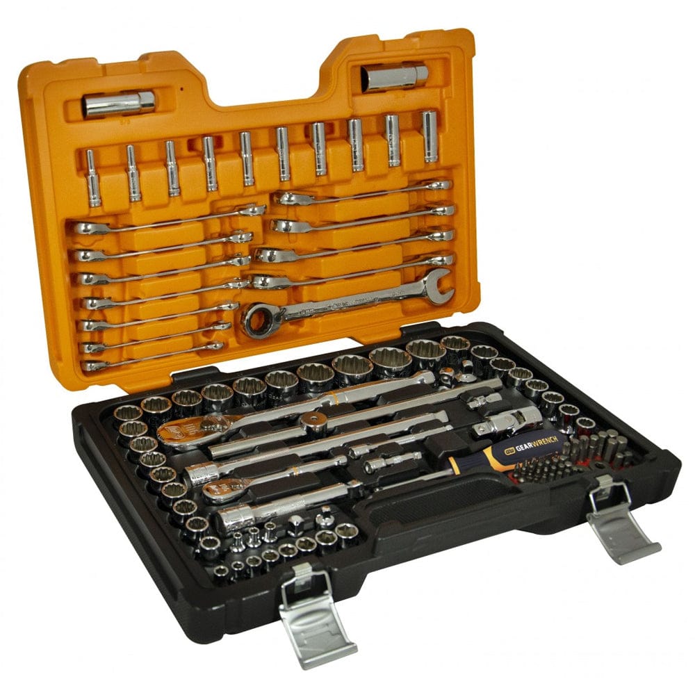 111Pce Metric / SAE Socket Set & Reversible Metric Ratcheting Wrench Set 83069 by GEARWRENCH