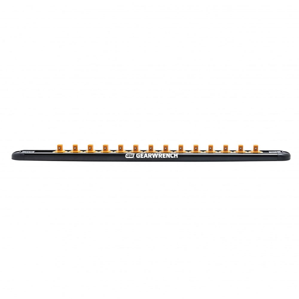 1/4" Drive Socket Rail including 14 Clips 83126 by GEARWRENCH