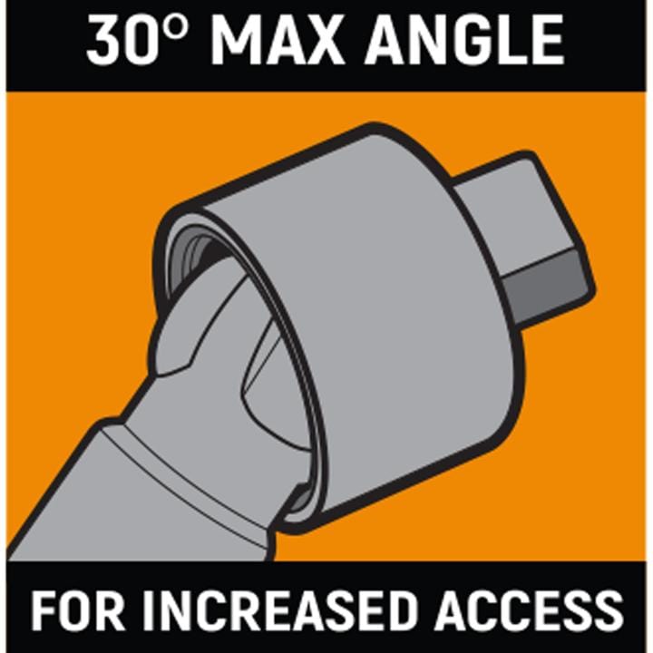 3Pc 3/8" Drive X-Core™ Pinless Universal Joint Impact Extension Set 6", 9" & 12" 84453 by GEARWRENCH