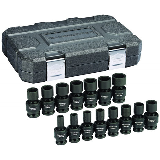 15Pce 1/2" Drive 6 Point Standard Universal Metric Impact Socket Set 84939N by Gearwrench