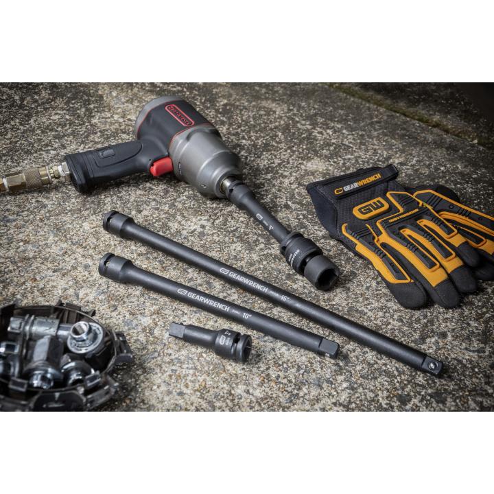 4 Pc 1/2" Drive Impact Extension Set 3", 5", 10" & 15" 84950N by GEARWRENCH