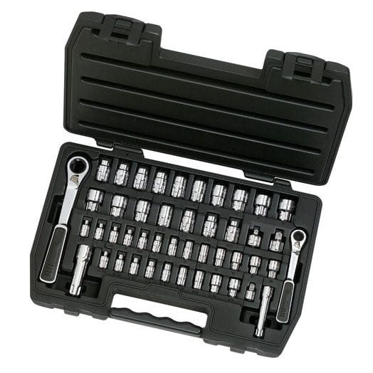 46 Pc 1/4” & 3/8” Drive Pass-Thru™ 6 Point SAE & Metric Tool Set 8946 by GEARWRENCH