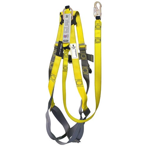 Tradesman Plus Full Body Harness with 1.8m Shock Lanyard 915002 by Austlift