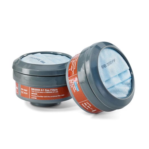 Pair of A1 + P2 Pre-Filters suit Chemical Respirator Kit HMPKIT by YHS